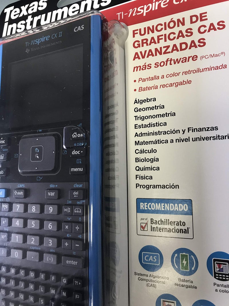 TEXAS INSTRUMENTS Texas Instrument Nspire CX II CAS Student Software Graphing Calculator - Image 1